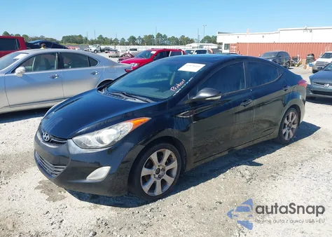 2012 Hyundai Elantra Limited (Ulsan Plant) from USA, damaged, VIN KMHDH4AE0CU208187
